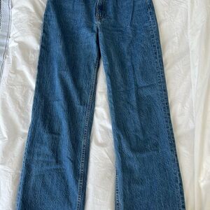 High Rise Loose Jeans 25 Short